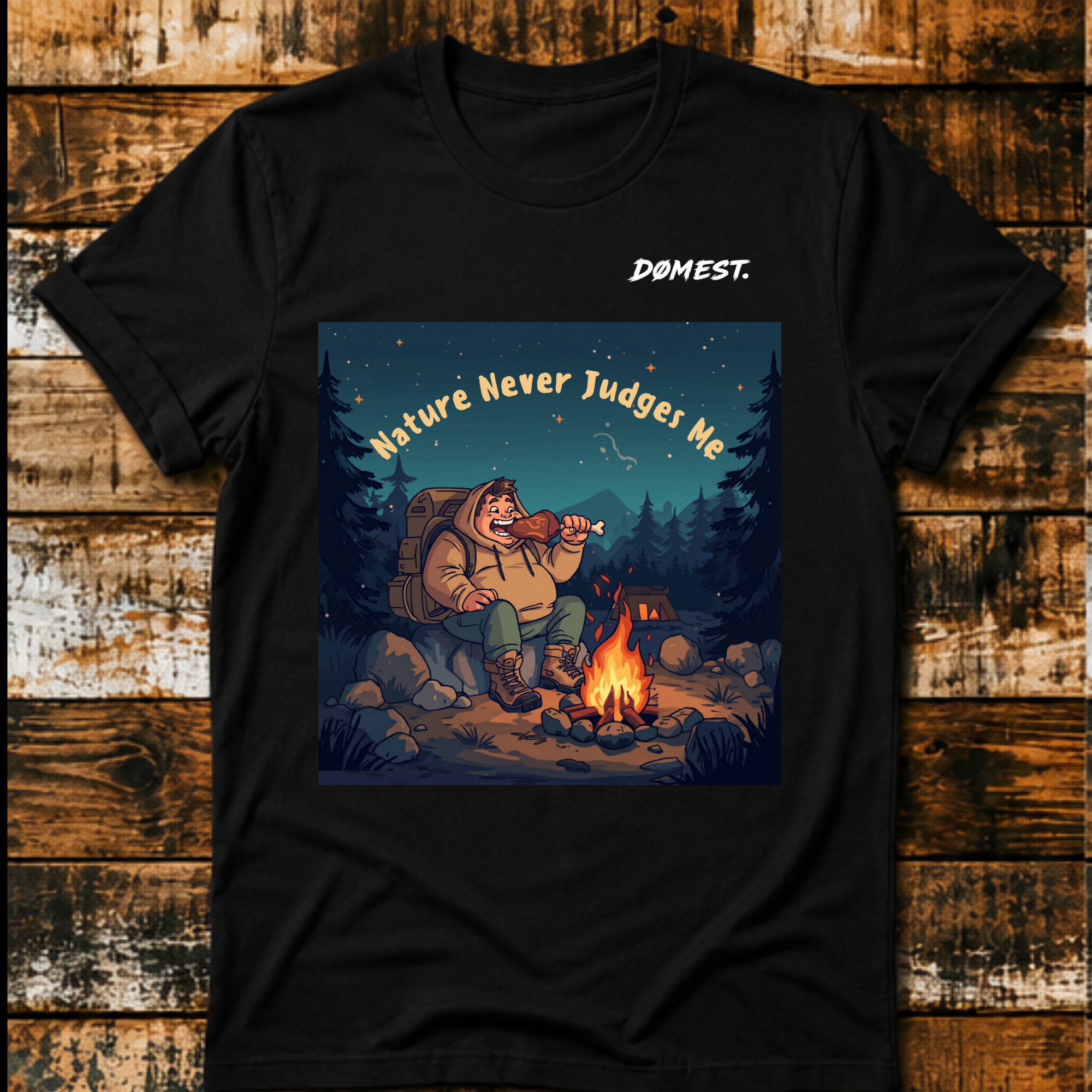 Nature Never Judges Me - Comic Art T-Shirt